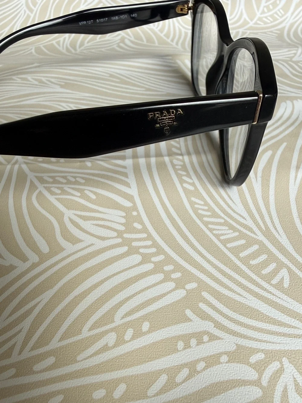 Prada Black Cat Eye Eyeglass Frames w/ Case